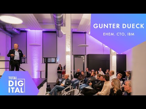 Künstliche Intelligenz statt Künstlicher Aufregung! | Gunter Dueck bei TOTAL DIGITAL 2024