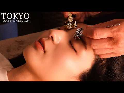 ASMR 眠くなる道具(銀コロ・カッサ)で疲れ目マッサージ | 腕・手の平のマッサージもあり