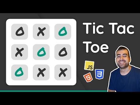 Building a Tic-Tac-Toe Game with HTML, CSS & JavaScript Tutorial For Beginners (Project)