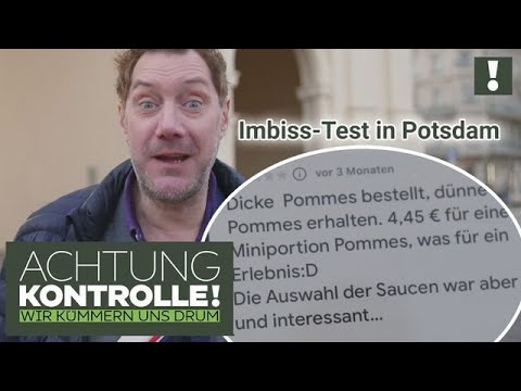 Schlechte BEWERTUNGEN in Potsdam? 😮 Schmeckt der Imbiss wirklich so übel? | Achtung Kontrolle