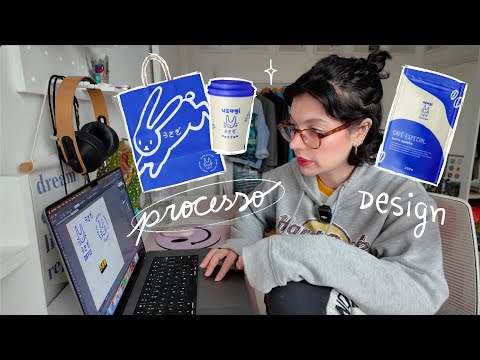 CREATING A LOGO AND VISUAL IDENTITY FROM SCRATCH for a coffee shop | creative design process ☕✧