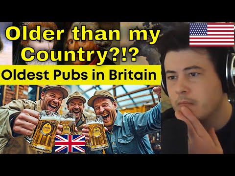 American Reacts Britain's OLDEST Pubs That Are Still Open TODAY
