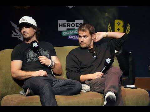 Q&A Ian Somerhalder & Paul Wesley The Vampire Diaries Heroes Comic Con 2024 saturday