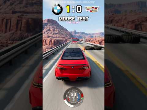 BMW M5 G90 2025 vs Cadilac Ct5 V Blackwing ! 🚗💥 #shorts #beamngdrive #m5