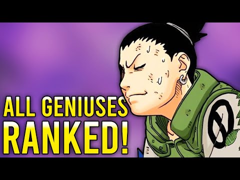 GREATEST Geniuses in Naruto RANKED and EXPLAINED!