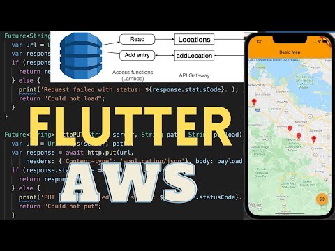 Flutter Tutorial: How to access data from the Cloud. Part 2 - read and write to Dynamo DB in AWS.