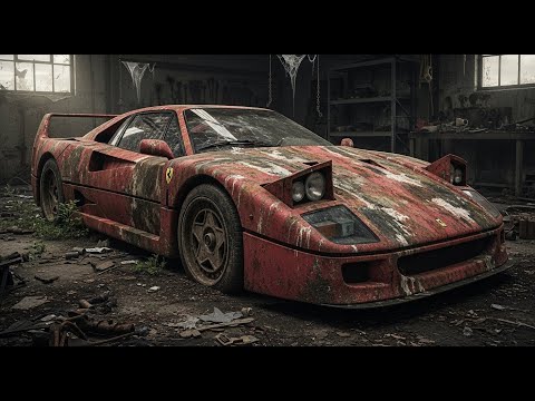 Full Restoration Rosso Corsa Ferrari F40 1989 ASMR|Hushed Horsepower