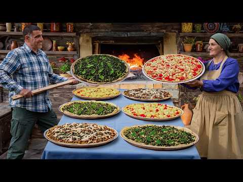 Rustic Pies with Wild Nettle Filling: Traditional Azerbaijani Baking