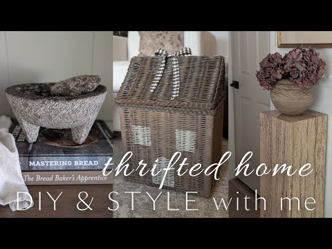 High End Style Home Decor on a Thrift Budget / Thrift and DIY with me!