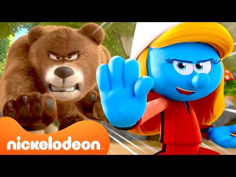 Смурфики | Смурфы преодолевают свои страхи 60 минут подряд 🐍 | Nickelodeon Cyrillic