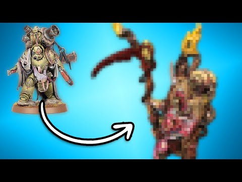 Kitbashing a possessed Lord of Poxes for my Death Guard