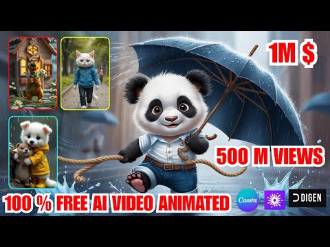 Create UNLIMITED FREE AI Video Generator  Text to Video AI & Image to Video Using Canva & Free Tool