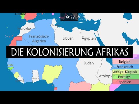 Die Kolonisierung Afrikas - Zusammenfassung auf einer Karte