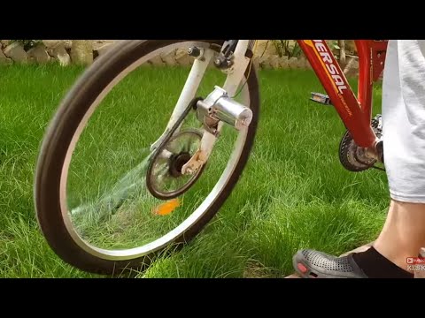 DIY e-Bike/How to make Electric Bike with starter motor/Marş motoru ile elektrikli bisiklet yapımı