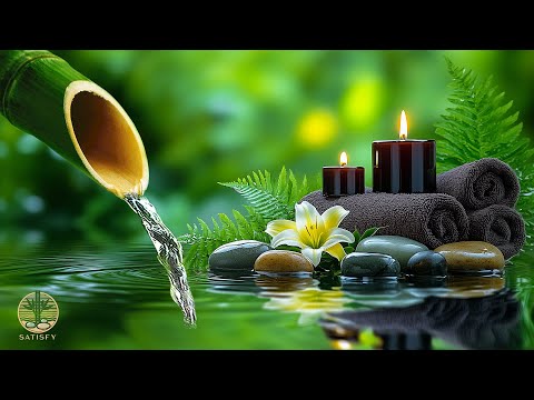 Sleeping Music for Deep Sleeping 😴 Bamboo Water Sound, Relieves Stress, Calm Anxiety and Depression
