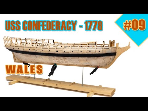 The biggest and most difficult ship model kit - #09 - USS CONFEDERACY - [WALES]