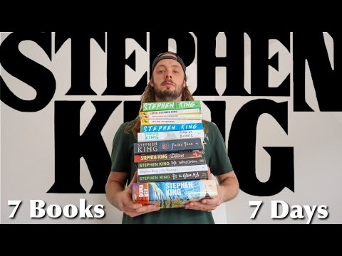 I Read 7 Stephen King Books In 7 Days | Reading Vlog