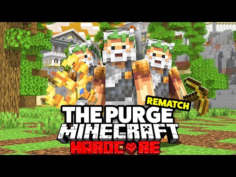 100 Players Simulate a Mythical Purge in Minecraft... REMATCH!