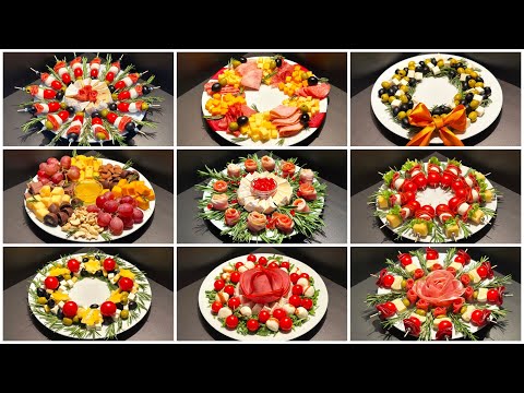A CHRISTMAS APPETIZER PLATE for your guests! 9 beautiful ways to serve appetizers for the holidays!