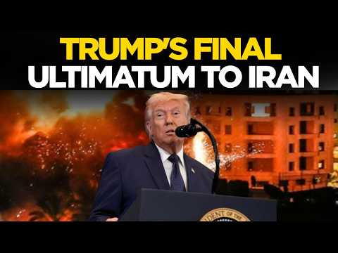 Trump Live | 'Will Vanish Iran,': Donald Trump Makes Huge 'Iran War' Announcement | US News Live