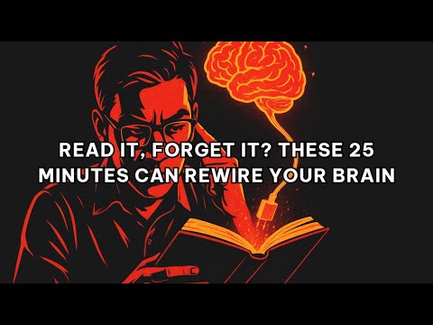 Read It, Forget It? These 25 Minutes Can Rewire Your Brain