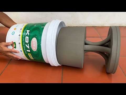 Cement And Plastic Pipes - How To Make Bautiful Home Decorations