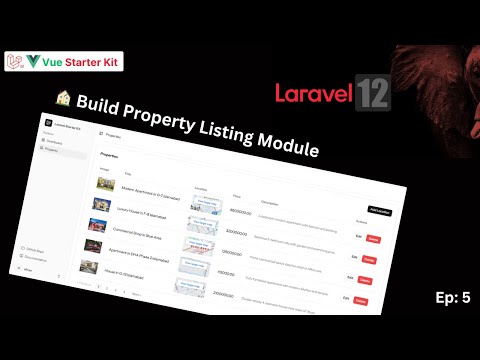 Episode 5: Build Property Listing Module 🏠 | Manage Data Dynamically