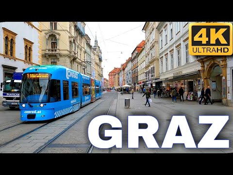 Graz Austria - Biking in Graz Austria 4K UHD