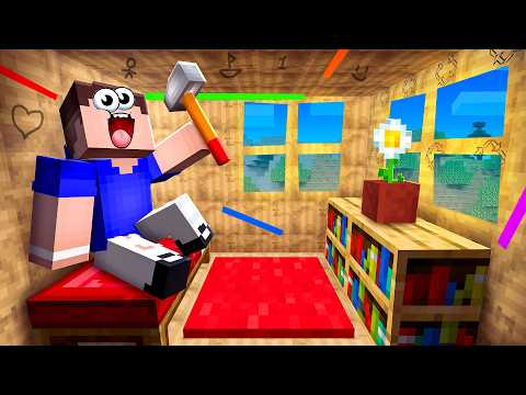 📦 Я ПОСТРОИЛ *КРОШЕЧНЫЙ ДОМ* ВНУТРИ КОРОБКИ! 😱 МАЙНКРАФТ