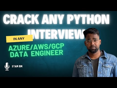 Crack Any Python Interview 💥 | Real Azure/AWS Data Engineer Coding Questions Explained!
