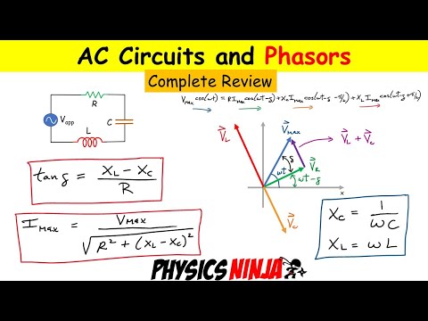 Simple AC Circuits, Series RLC Circuits, and Phasors - Complete Review