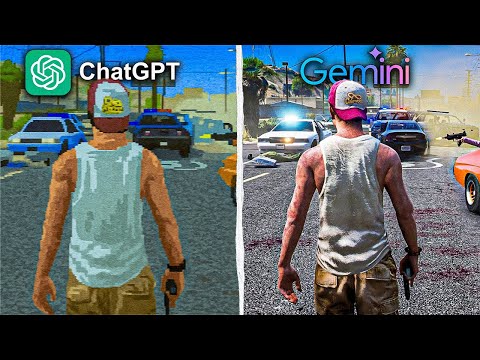 ChatGPT vs Gemini Make GTA 6 From Scratch