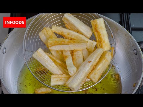 Cassava Fries Recipe | How to Make Cassava Fries | Infoods
