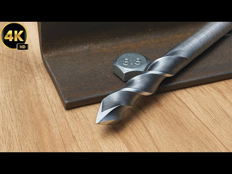 Sharpen Your Drill Bit to Razor Sharpness in 1 Minute with a Homemade Tool | DIY Drill Bit Sharpener