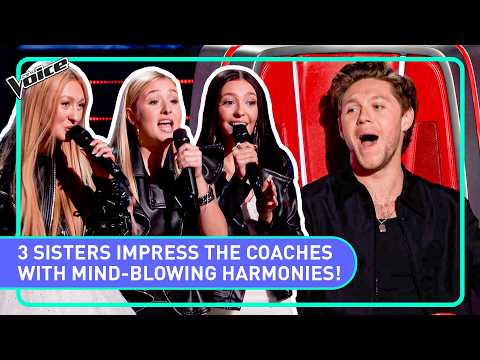 Sister Trio STUNS The Voice Coaches with Perfect Harmonies on S23! Full performances + story