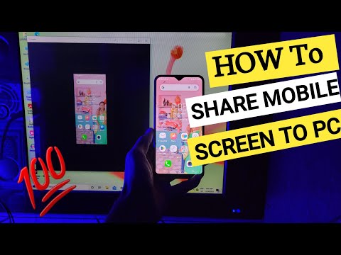 How to Connect Mobile to Laptop | Share Mobile Screen on pc