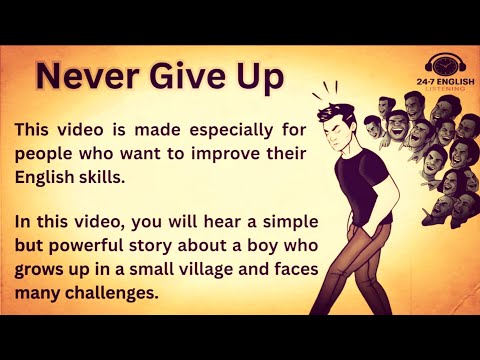 Never Give Up || Graded Reader || Improve Your English || English Sleeping Stories || Graded Reader