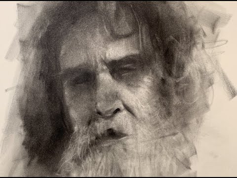 Expressive Charcoal Portrait Drawing Tutorial