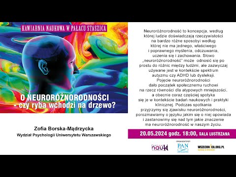 O neuroróżnorodności - czy ryba wchodzi na drzewo? - Zofia Borska-Mądrzycka