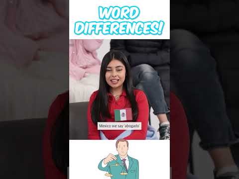 Word differences between 6 different countries!!
