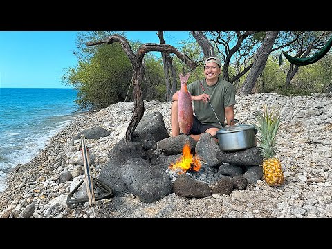 3 Days Camping and Spearfishing Remote Hawaii
