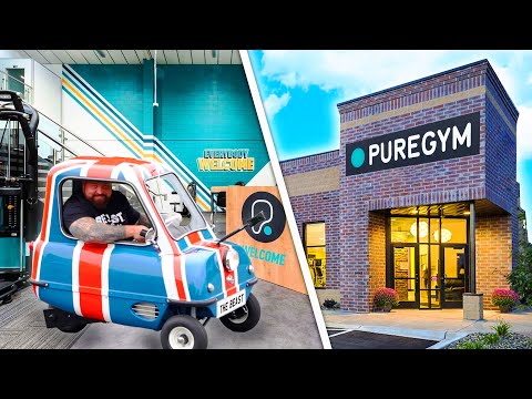 DRIVING INTO THE GYM In The World's SMALLEST Car!! - Eddie Hall
