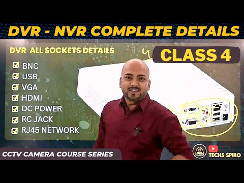 DVR NVR XVR Complete Details 🔥 CCTV Class 4 ⚡CCTV Camera Course ⚡ CCTV Training #cctvcameracourse