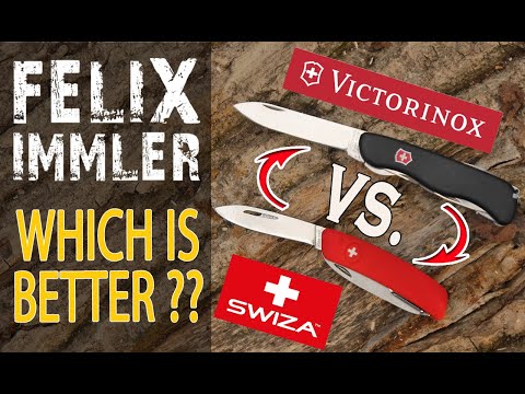 Are SWIZA pocket knives really better than VICTORINOX Swiss Army Knives? A comparison without taboos