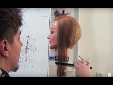 Урок для парикмахеров. Мастер-класс по стрижке боб каре. Артем Любимов. Прическа каре.