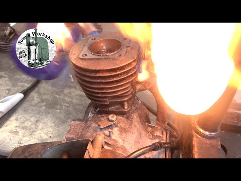 Two Stroke Engine Disassembly of 1965 Velosolex