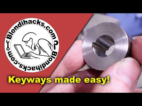 Three Ways To Cut Keyways! No special tools!