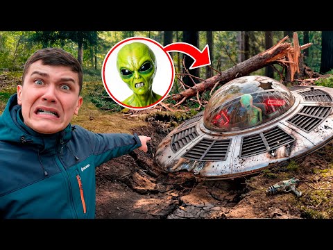Found a Real Crashed UFO In The Woods!