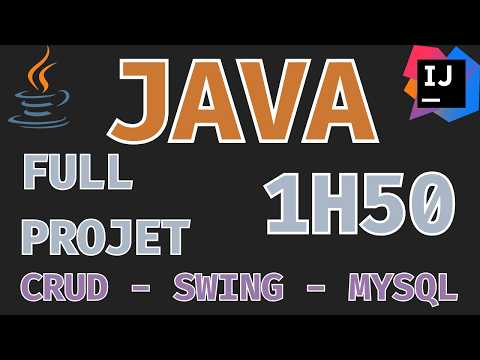 Tutoriel complet Java Swing CRUD avec MySQL (2025)