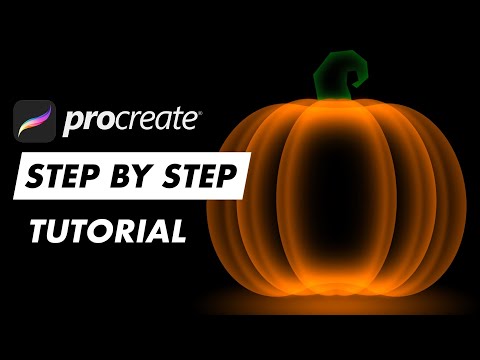 #41 Glass Pumpkin - Procreate Step by Step Tutorial